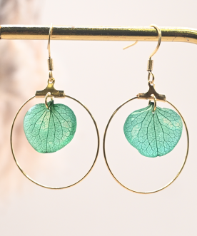 Créoles 3cm Hortensia...