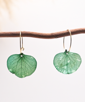 Créoles 2cm Hortensia...